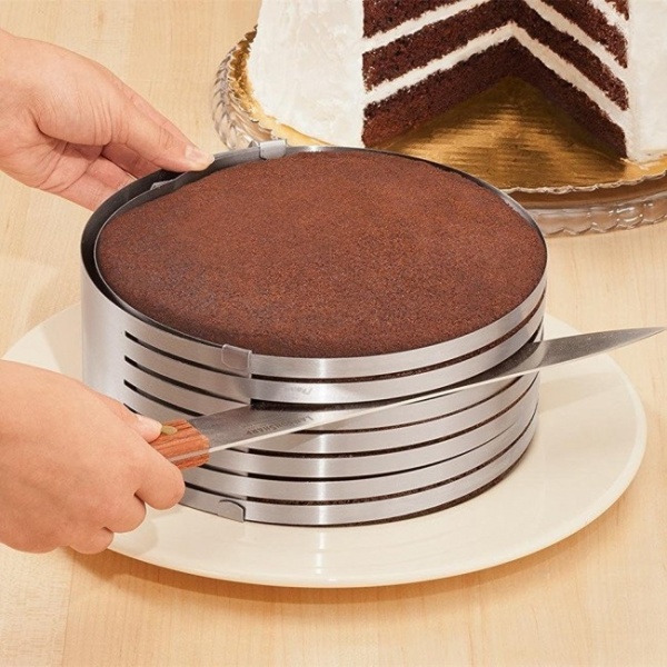 Feliator reglabil pentru blat de tort 16-20 cm